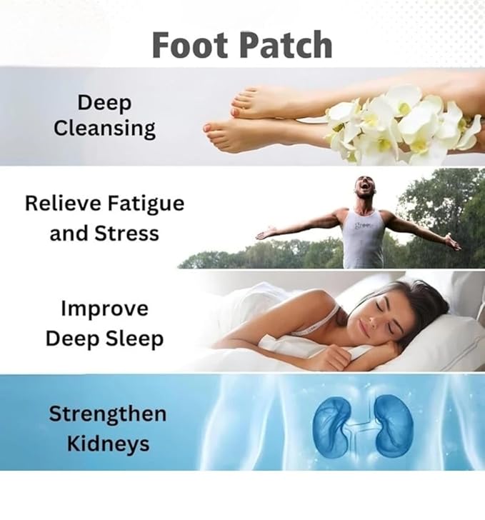 MegaMall™ | Kinoki Foot Detox Patches – 10 PCS Detoxification Foot Stickers