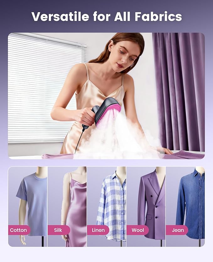 ✨ MegaMall™ | Portable Mini Steam Iron – Fast & Easy Handheld Ironing Machine