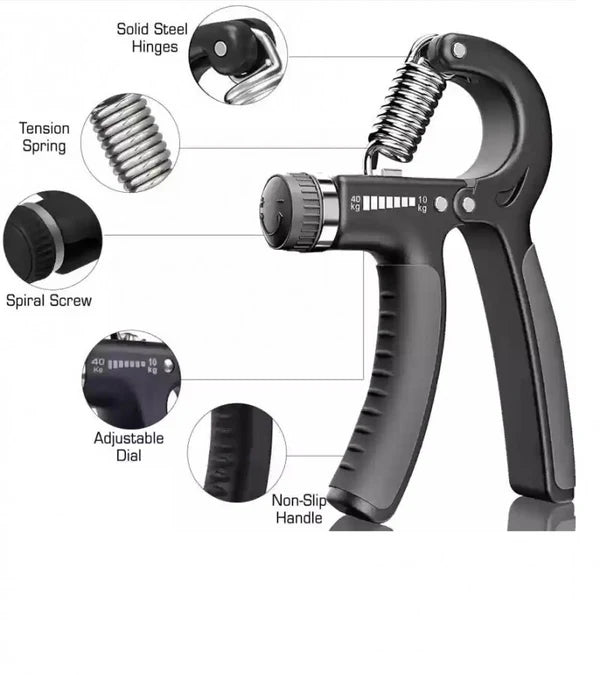 "Adjustable Hand Gripper with Counter | Grip Strength & Forearm Trainer"
