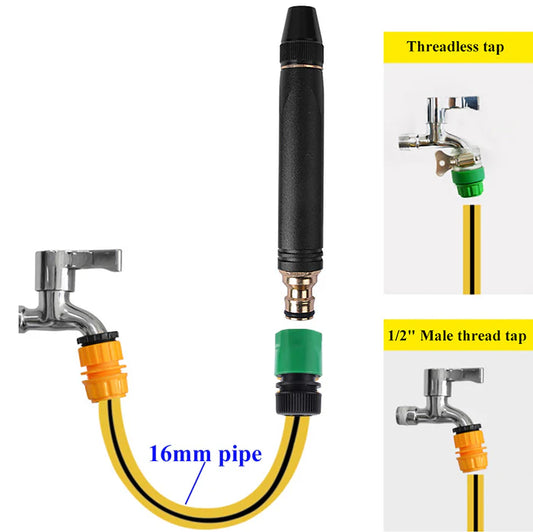 Pipe Pressure Nozzle Black