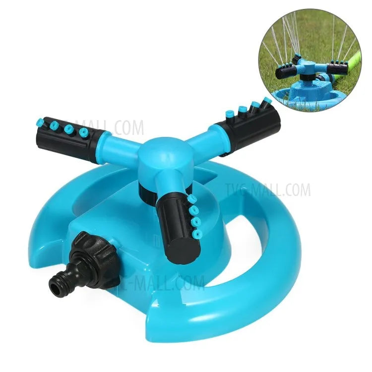 "360° Rotary Garden Lawn Sprinkler – Automatic Plant & Grass Irrigation System"