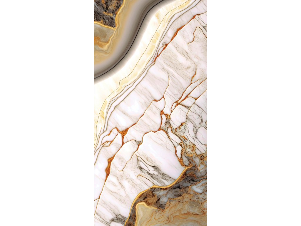 MegaMall™ | Brown Lined Polygranite Sheet