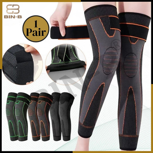 BIN-B Sports Knee Pads with Strap – Gym & Basketball Support