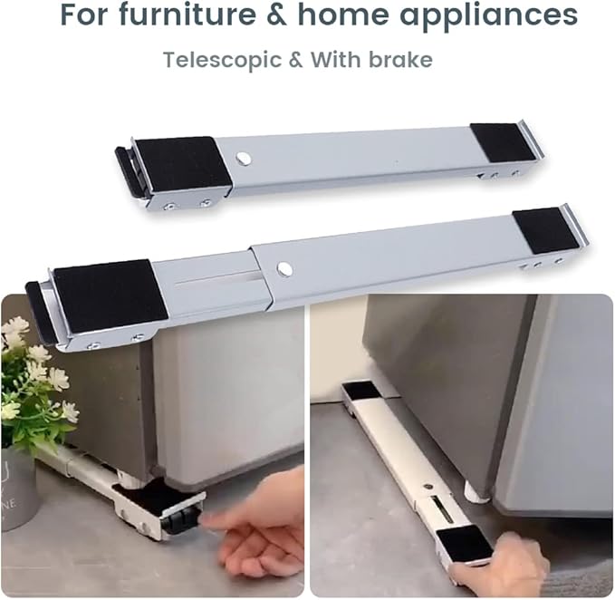 MegaMall™ | Heavy Duty Adjustable Furniture Movers with Wheels (Complete Set)