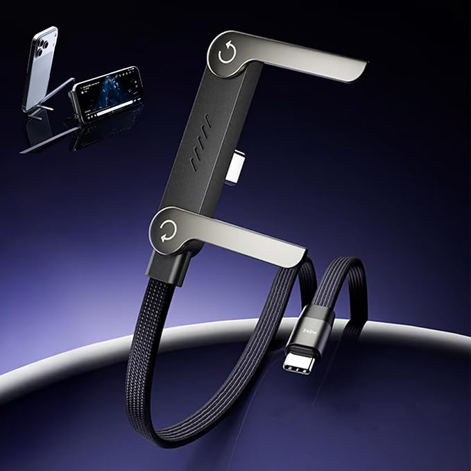 MegaMall™ | 240W Type-C Fast Charging Cable with Stand