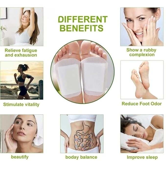 MegaMall™ | Kinoki Foot Detox Patches – 10 PCS Detoxification Foot Stickers