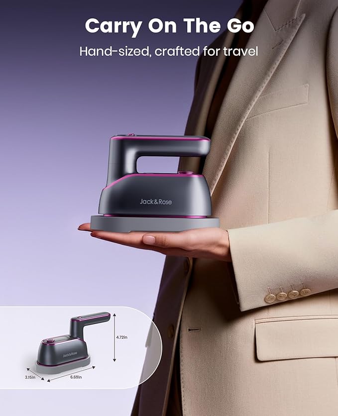 ✨ MegaMall™ | Portable Mini Steam Iron – Fast & Easy Handheld Ironing Machine