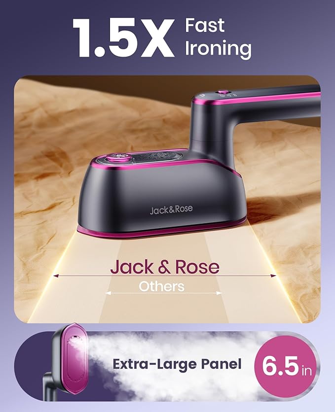 ✨ MegaMall™ | Portable Mini Steam Iron – Fast & Easy Handheld Ironing Machine