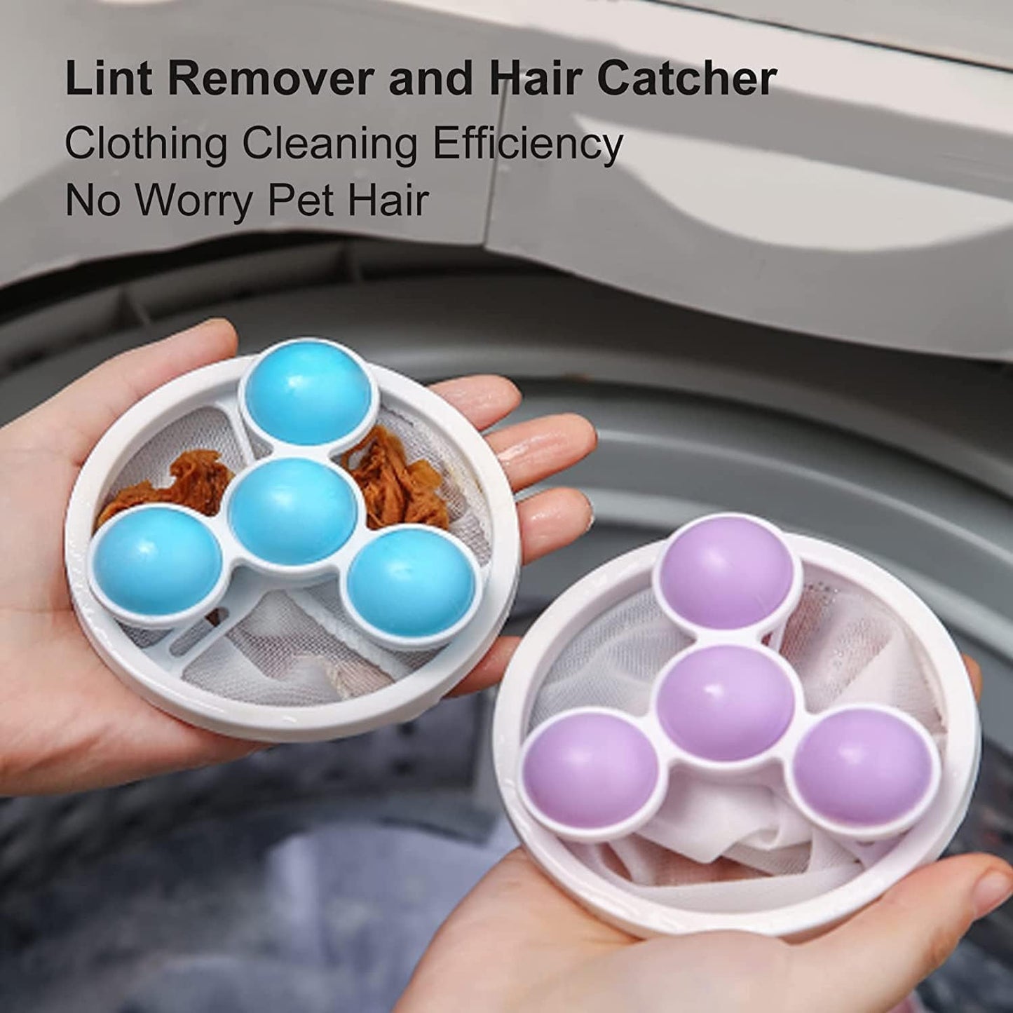 MegaMall™ | Reusable Washing Machine Filter Bag & Floating Lint Hair Catcher
