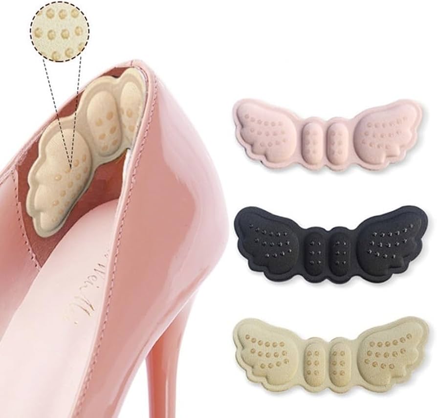 MegaMall™ | Butterfly Heel Grips – Soft Non-Slip Inserts