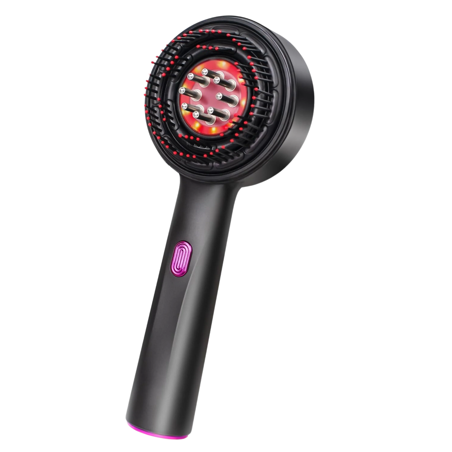 💆 MegaMall™ | Electric Scalp Massage Comb – 3 Modes Red Light Laser Hair Growth Comb