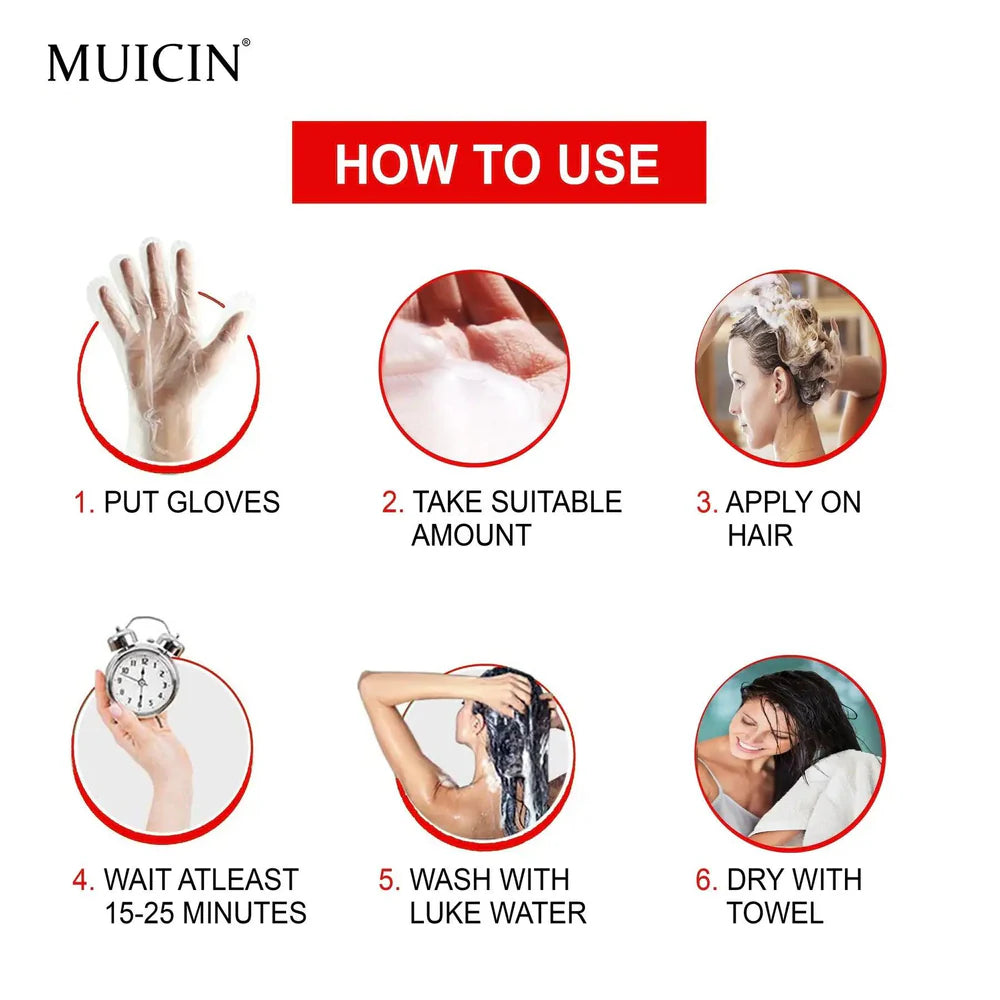 MegaMall™ | 5-in-1 Hair Coloring Shampoo Muicin – Deep Nourishment with Ginger & Argan Oil