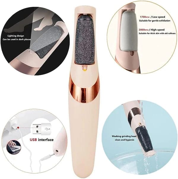 MegaMall™ | Electric Foot Callus Remover – Rechargeable