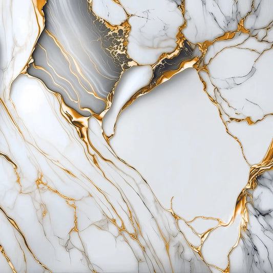MegaMall™ | GOLDEN DRAGON ORBITO  Marble Sheet Sticker