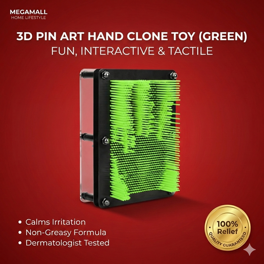 MegaMall™ | 3D Pin Art Hand Clone Toy (Green)