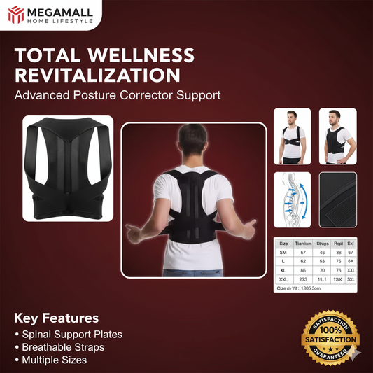 MegaMall™ | Adjustable Back Brace & Posture Corrector for Men & Women