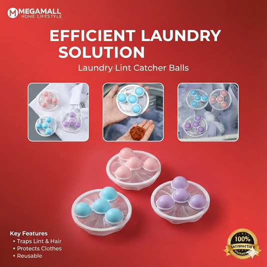 MegaMall™ | Reusable Washing Machine Filter Bag & Floating Lint Hair Catcher