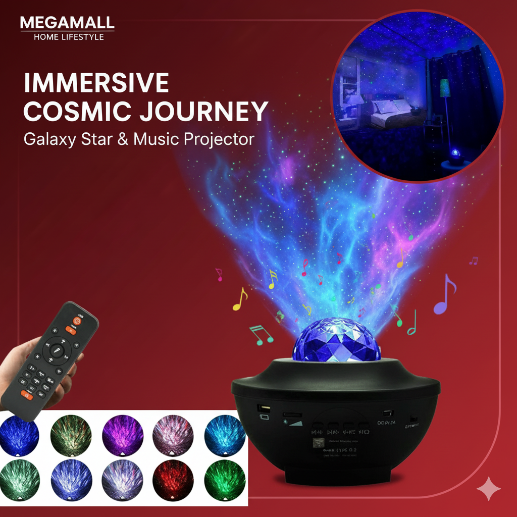 MegaMall™ | Galaxy Ocean Wave Light Projector
