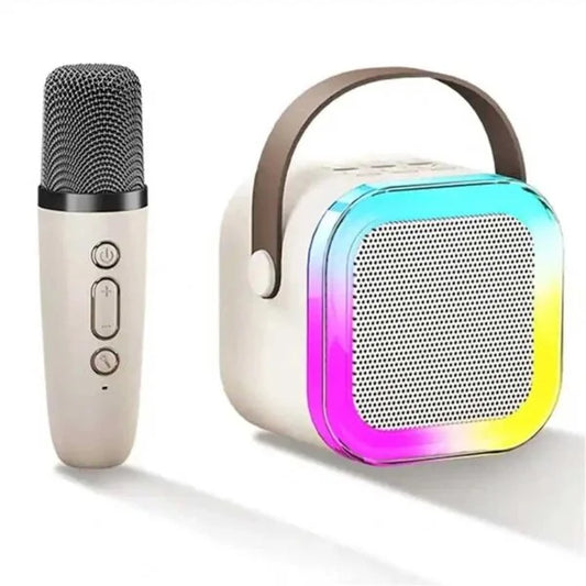 K12 Wireless Audio Microphone Bluetooth Speaker Portable Stereo Speaker Bluetooth Speaker Karaoke Speaker with Mic