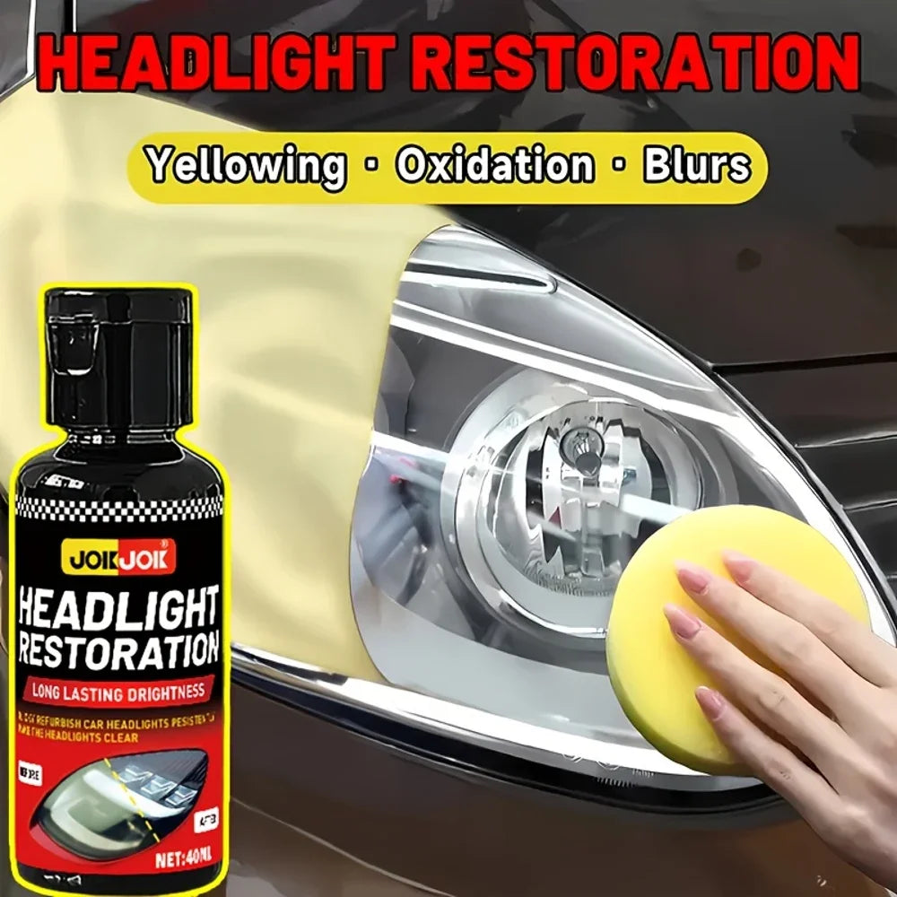 MegaMall™ | Car Headlight Restoration Kit – No-Grind Polish