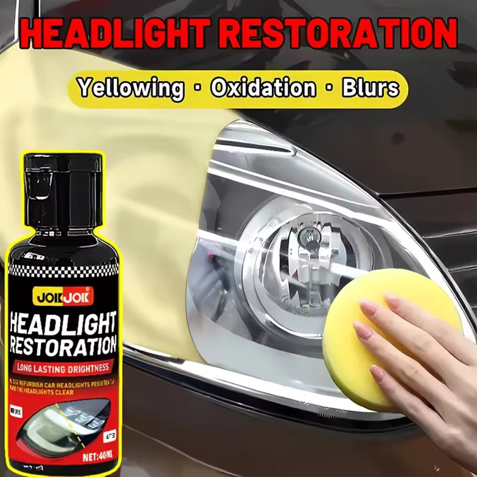 MegaMall™ | Car Headlight Restoration Kit – No-Grind Polish