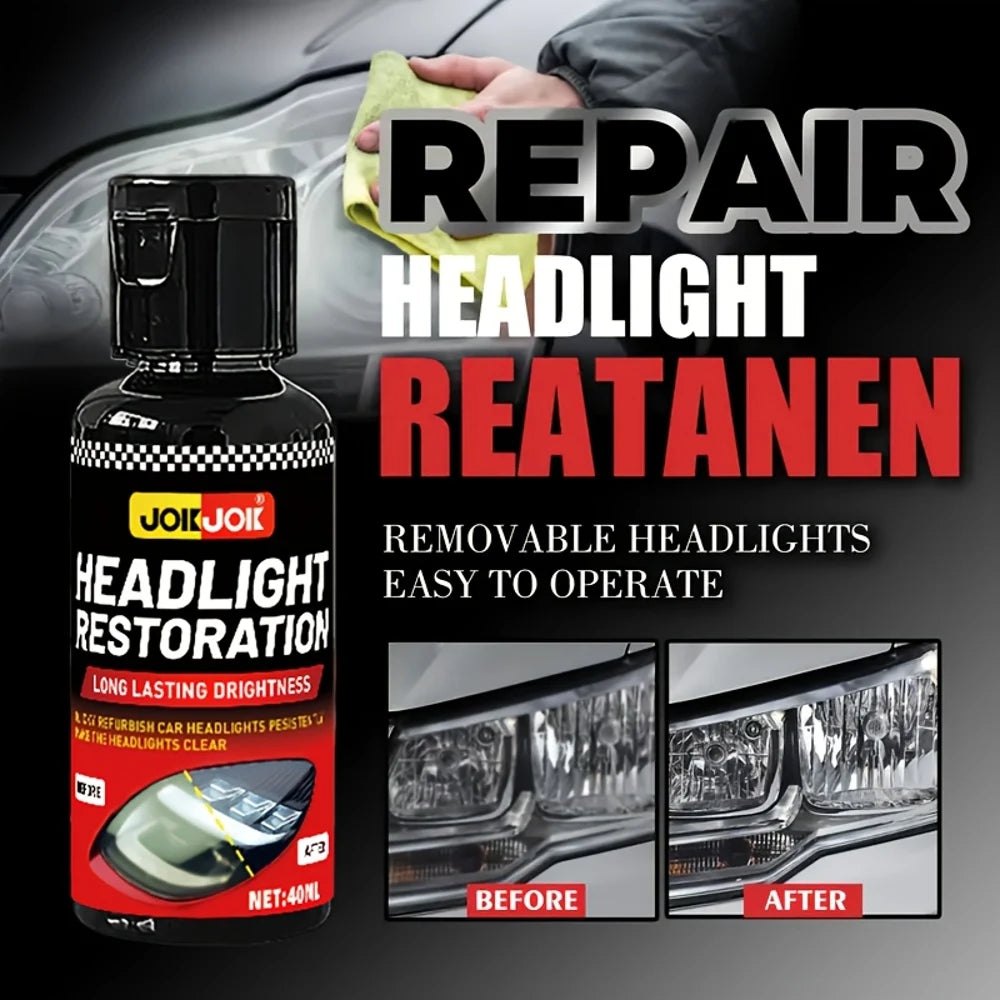 MegaMall™ | Car Headlight Restoration Kit – No-Grind Polish