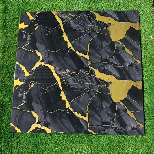 MegaMall™ | UV PVC Marble Wall Panel – Gilded Golden Line