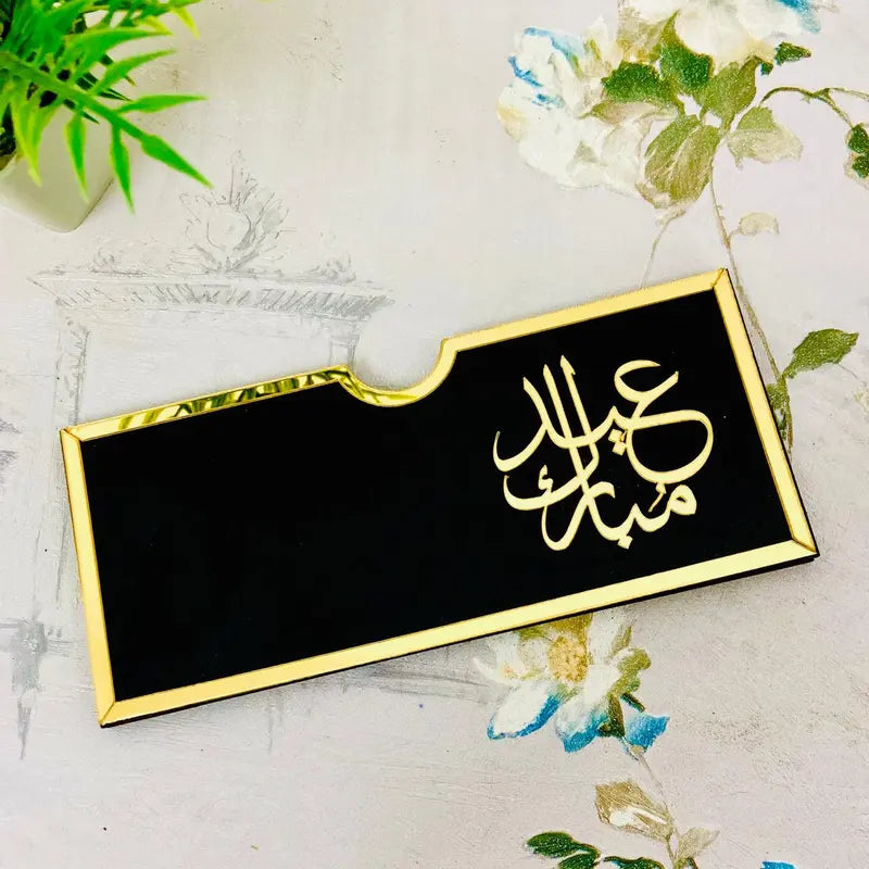 MegaMall™ | Premium Acrylic Eid Envelopes – Stylish Eidi Gift Holders