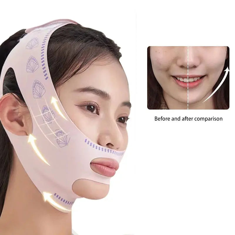 MegaMall™ | Double Chin Reducer Face Lift Mask – Anti-Wrinkle V-Line Chin & Jaw Slimming