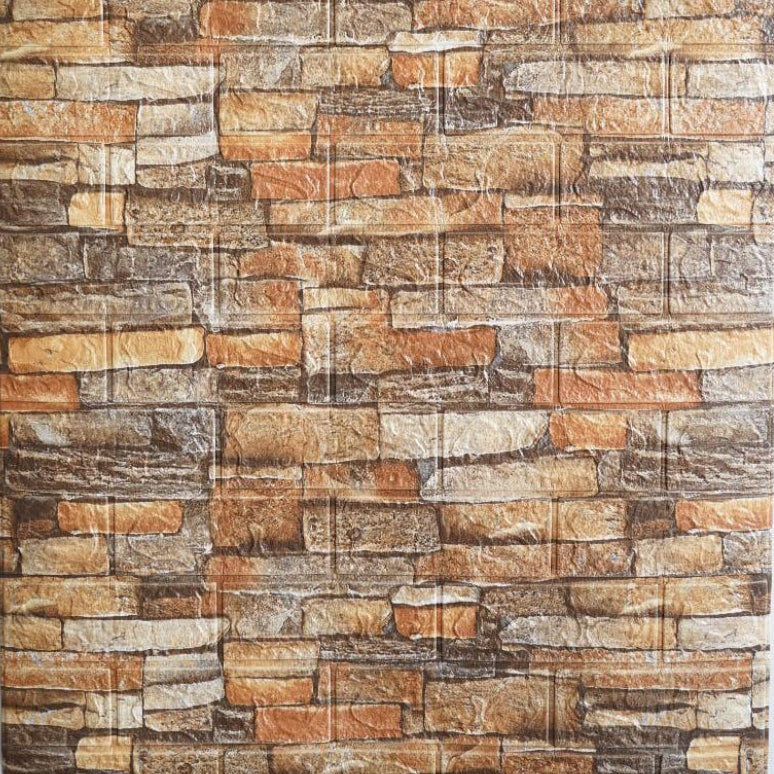 MegaMall™ | Self-Adhesive 3D Brick Foam Wallpaper – Waterproof