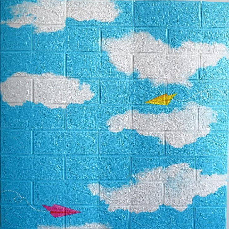 MegaMall™ | Self-Adhesive 3D Brick Foam Wallpaper – Waterproof