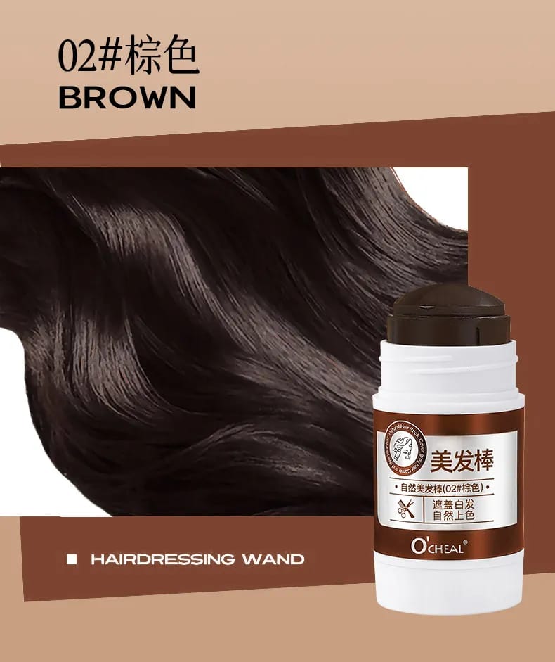 MegaMall™ | Instant Gray Hair Cover Stick – Disposable Hair Coloring Brush