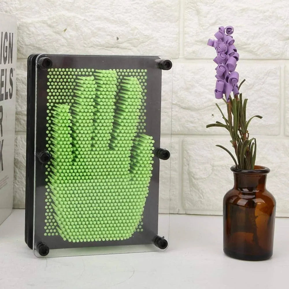 MegaMall™ | 3D Pin Art Hand Clone Toy (Green)