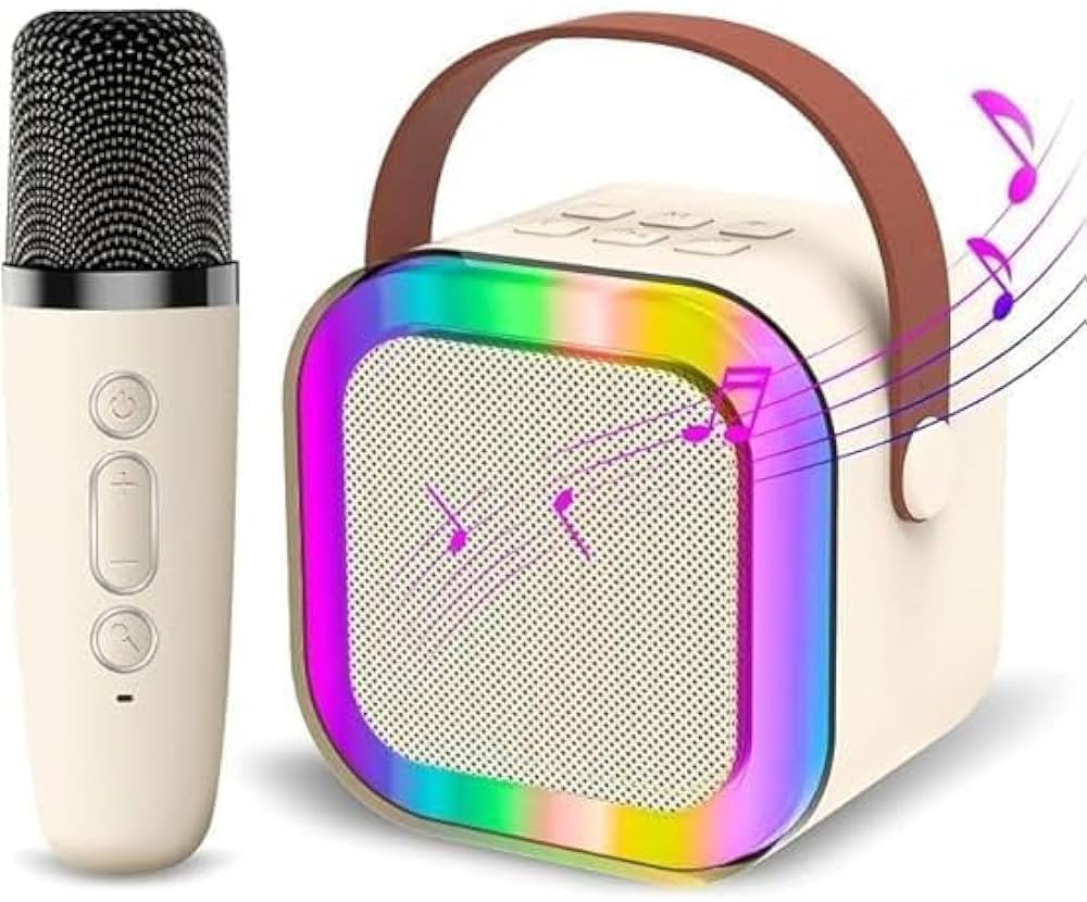 K12 Wireless Audio Microphone Bluetooth Speaker Portable Stereo Speaker Bluetooth Speaker Karaoke Speaker with Mic