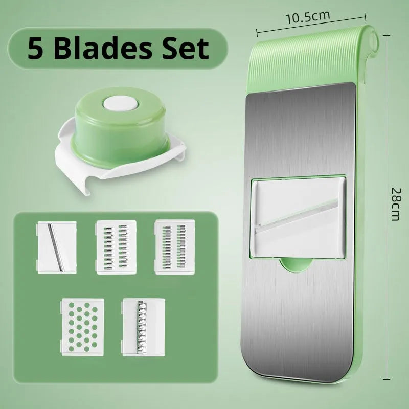 MegaMall™ | 5-in-1 Multifunctional Vegetable & Fruit Slicer