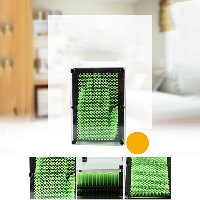 MegaMall™ | 3D Pin Art Hand Clone Toy (Green)