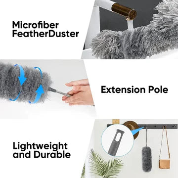 MegaMall™ | Flexible Microfiber Duster with Extendable Pole