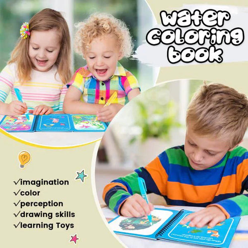 MegaMall™ | Reusable Magic Water Painting Board – 8 Pages Hover