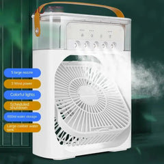 Usb Electric Portable Air Conditioner Fan | Humidifier Function | Led Night Light Water Mist