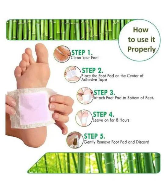 MegaMall™ | Kinoki Foot Detox Patches – 10 PCS Detoxification Foot Stickers