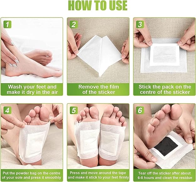 MegaMall™ | Kinoki Foot Detox Patches – 10 PCS Detoxification Foot Stickers