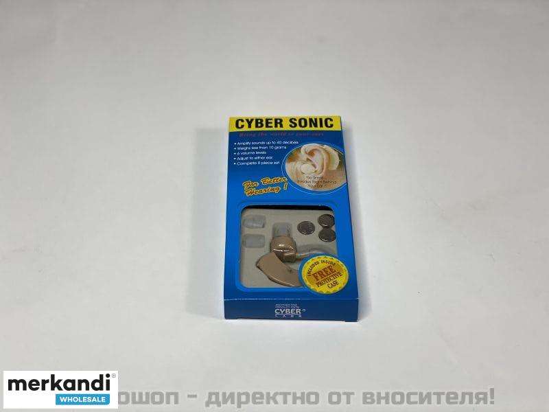 Cyber Sonic Hearing Aid Kit with Storage and Carrying Case