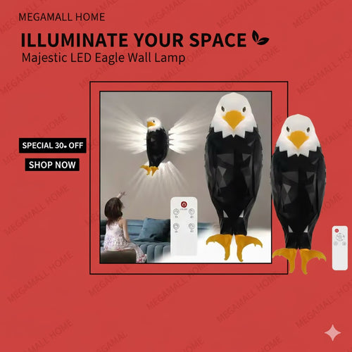 MegaMall™ | Eagle Wall Light, Eagle Lamp